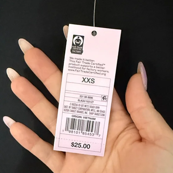 TWO - Wild Fable Elegant Black Long Sleeve Dress - Picture 4 of 4